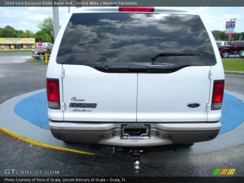 Oxford White / Medium Parchment 2004 Ford Excursion Eddie Bauer 4x4