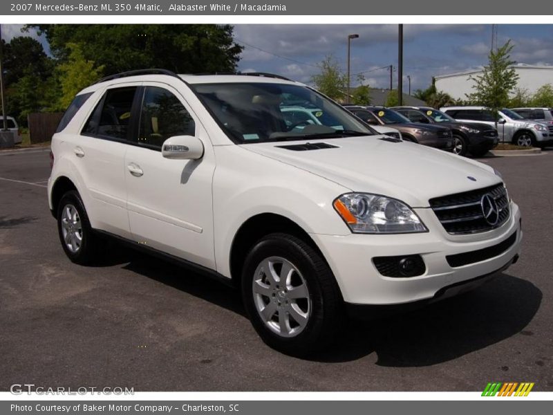 Alabaster White / Macadamia 2007 Mercedes-Benz ML 350 4Matic