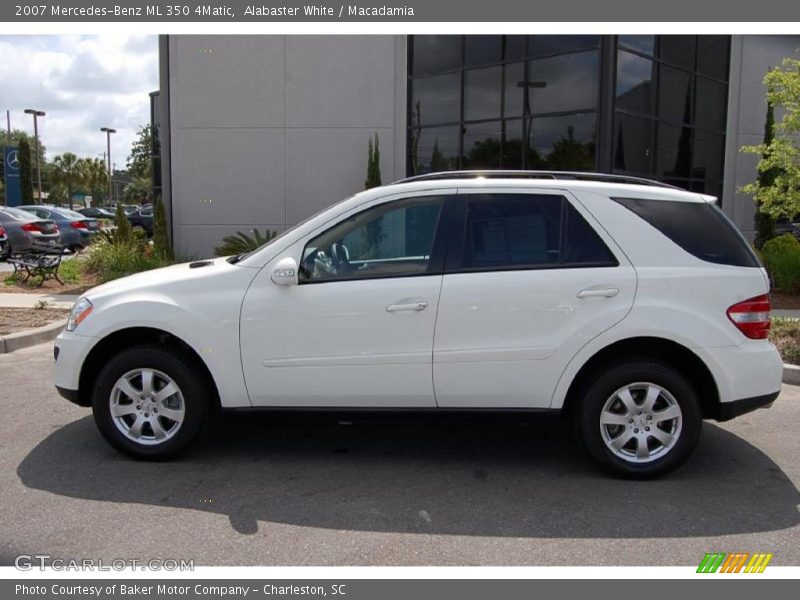 Alabaster White / Macadamia 2007 Mercedes-Benz ML 350 4Matic
