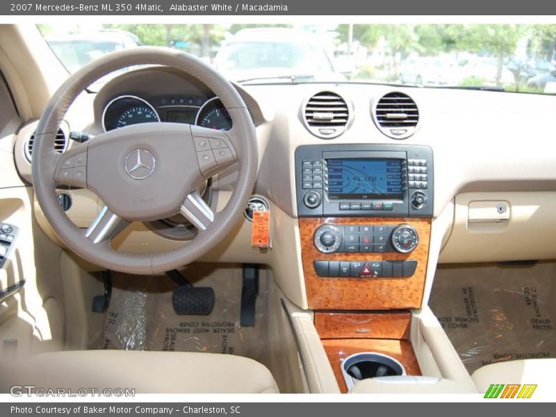 Alabaster White / Macadamia 2007 Mercedes-Benz ML 350 4Matic