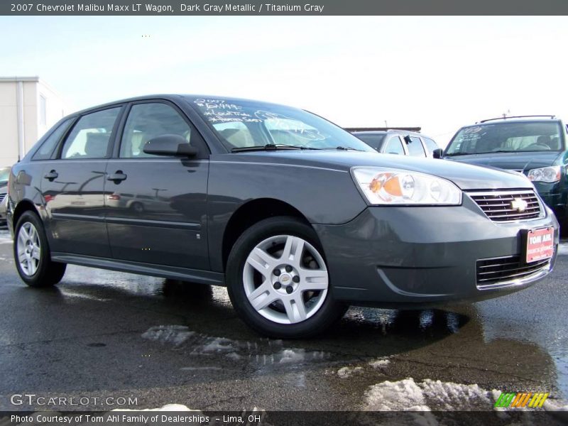 Dark Gray Metallic / Titanium Gray 2007 Chevrolet Malibu Maxx LT Wagon