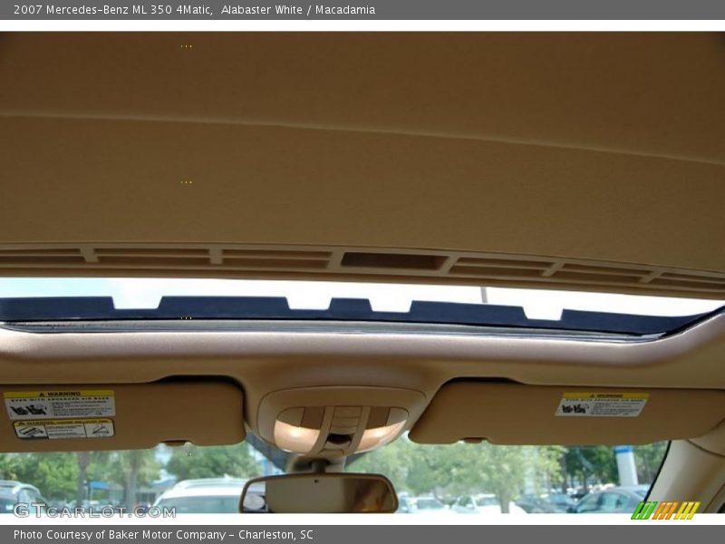 Alabaster White / Macadamia 2007 Mercedes-Benz ML 350 4Matic