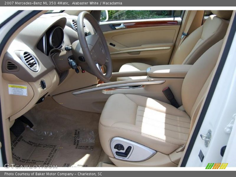 Alabaster White / Macadamia 2007 Mercedes-Benz ML 350 4Matic