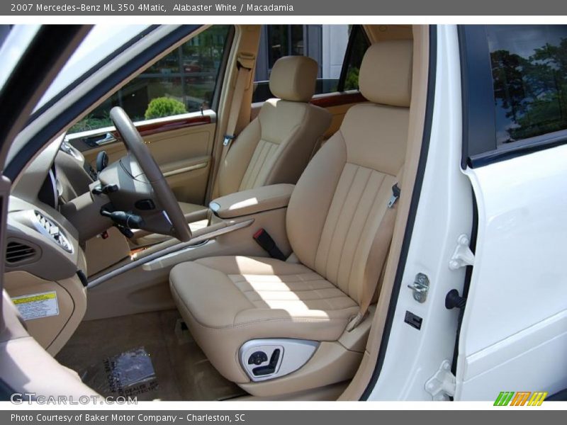 Alabaster White / Macadamia 2007 Mercedes-Benz ML 350 4Matic