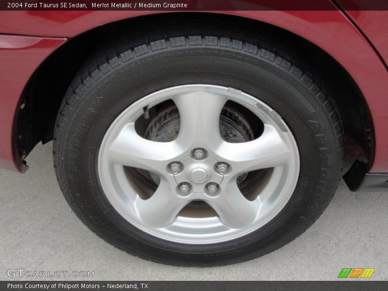 Merlot Metallic / Medium Graphite 2004 Ford Taurus SE Sedan