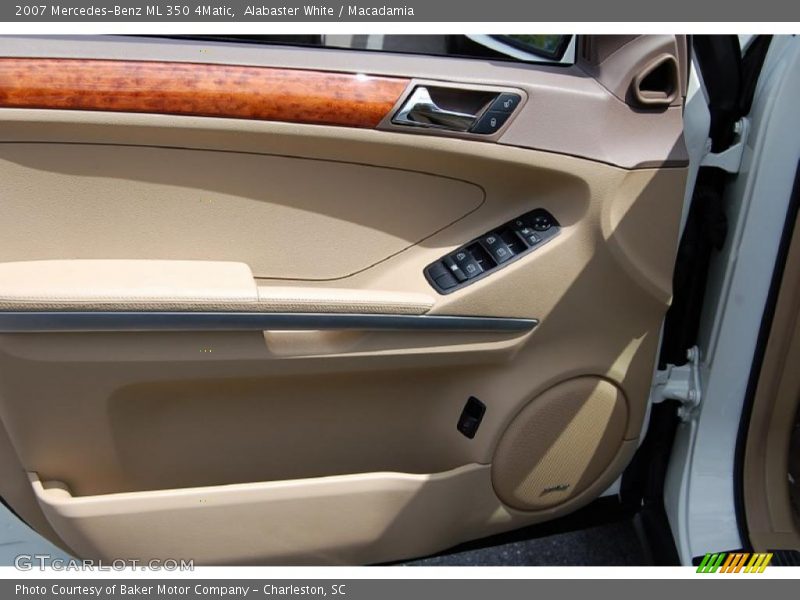 Alabaster White / Macadamia 2007 Mercedes-Benz ML 350 4Matic