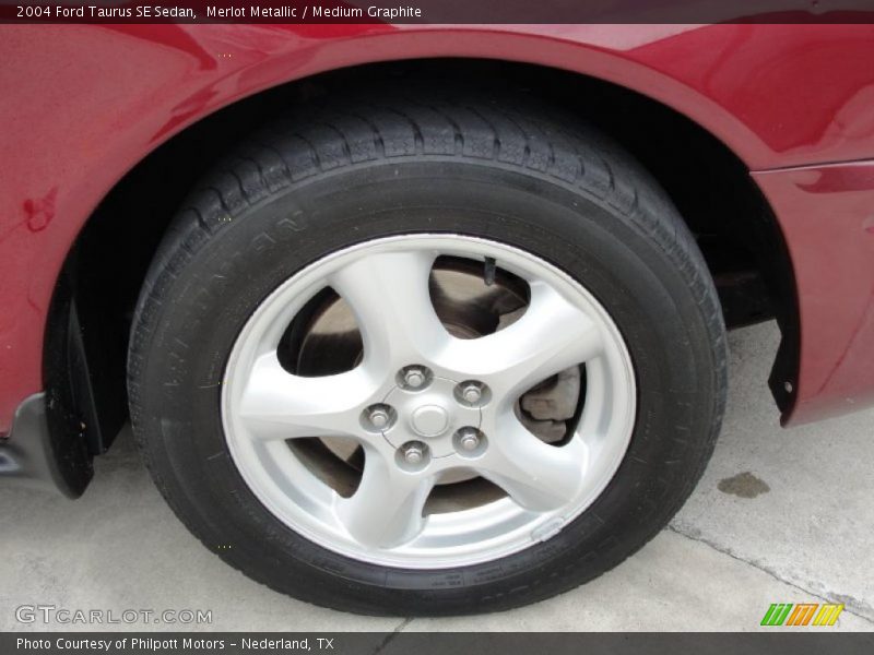Merlot Metallic / Medium Graphite 2004 Ford Taurus SE Sedan