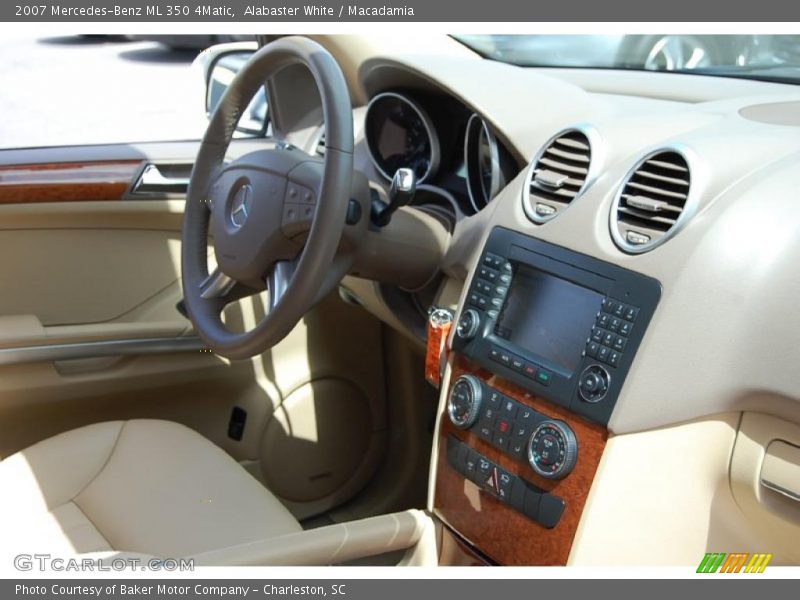 Alabaster White / Macadamia 2007 Mercedes-Benz ML 350 4Matic