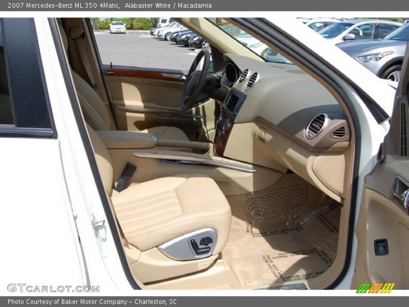 Alabaster White / Macadamia 2007 Mercedes-Benz ML 350 4Matic