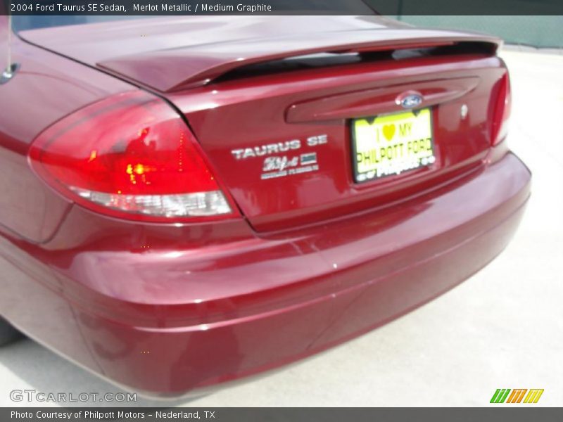 Merlot Metallic / Medium Graphite 2004 Ford Taurus SE Sedan