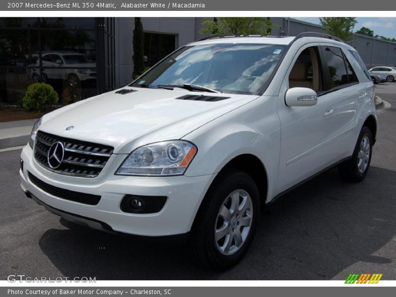 Alabaster White / Macadamia 2007 Mercedes-Benz ML 350 4Matic