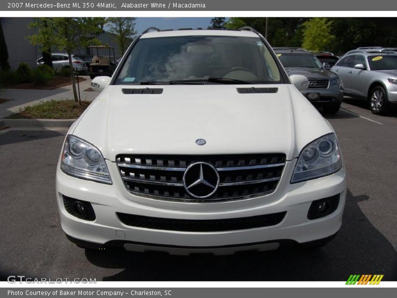 Alabaster White / Macadamia 2007 Mercedes-Benz ML 350 4Matic
