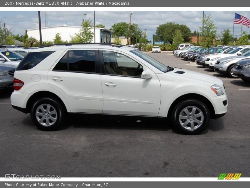Alabaster White / Macadamia 2007 Mercedes-Benz ML 350 4Matic