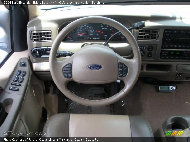 Oxford White / Medium Parchment 2004 Ford Excursion Eddie Bauer 4x4