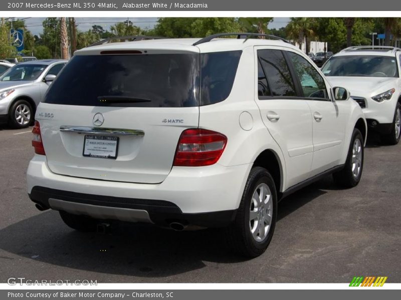 Alabaster White / Macadamia 2007 Mercedes-Benz ML 350 4Matic