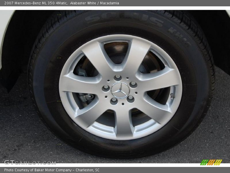 Alabaster White / Macadamia 2007 Mercedes-Benz ML 350 4Matic