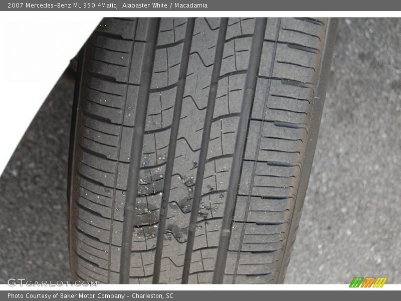 Alabaster White / Macadamia 2007 Mercedes-Benz ML 350 4Matic