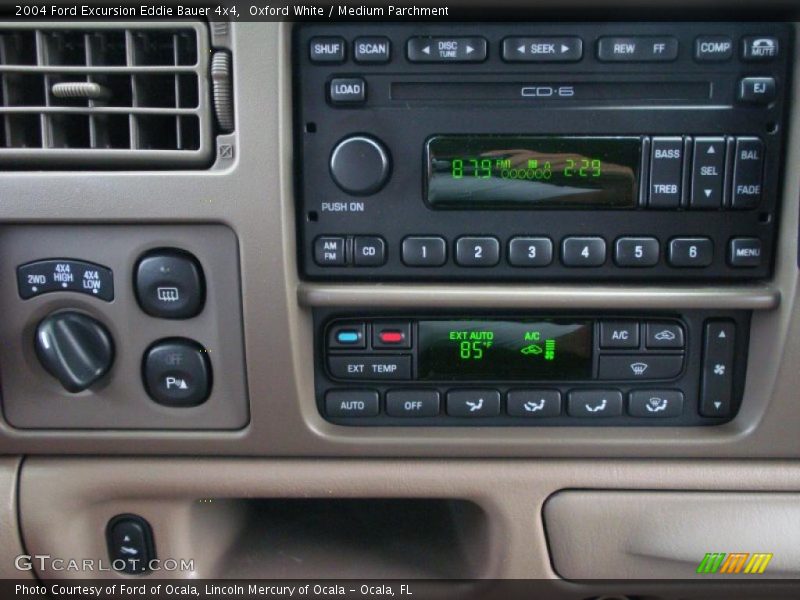 Oxford White / Medium Parchment 2004 Ford Excursion Eddie Bauer 4x4
