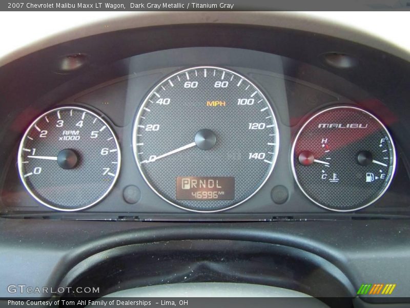 Dark Gray Metallic / Titanium Gray 2007 Chevrolet Malibu Maxx LT Wagon