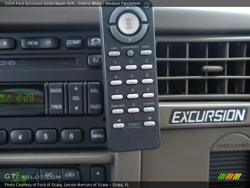 Oxford White / Medium Parchment 2004 Ford Excursion Eddie Bauer 4x4