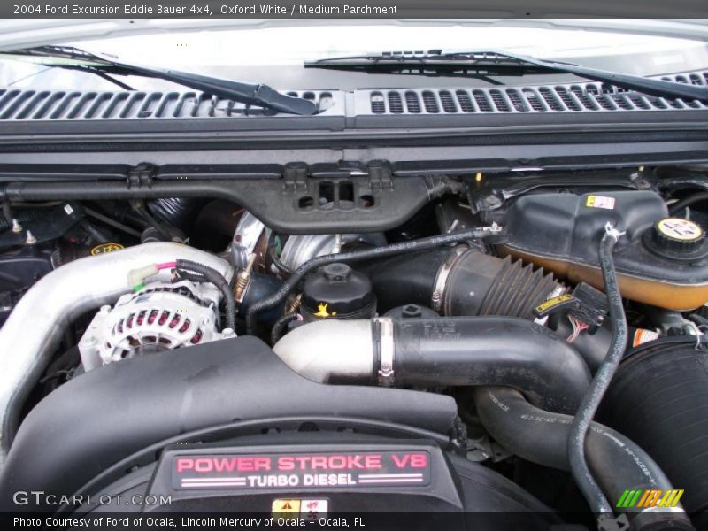 Oxford White / Medium Parchment 2004 Ford Excursion Eddie Bauer 4x4