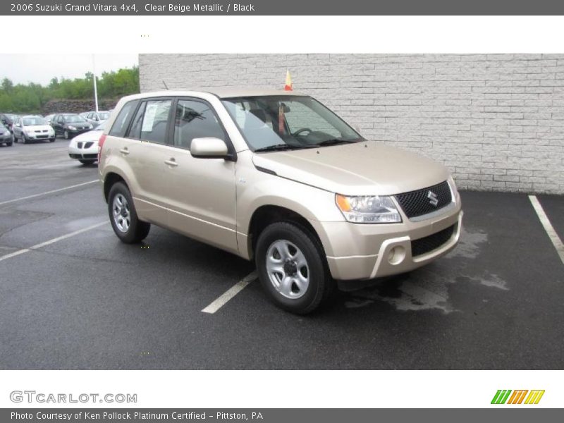 Clear Beige Metallic / Black 2006 Suzuki Grand Vitara 4x4