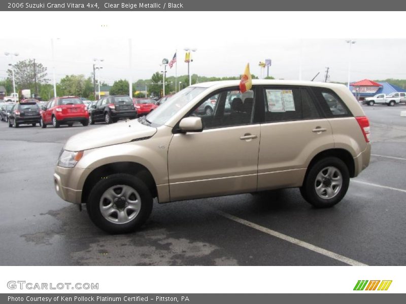Clear Beige Metallic / Black 2006 Suzuki Grand Vitara 4x4