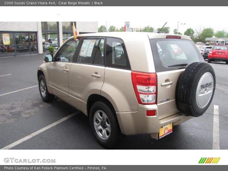 Clear Beige Metallic / Black 2006 Suzuki Grand Vitara 4x4