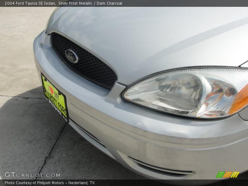 Silver Frost Metallic / Dark Charcoal 2004 Ford Taurus SE Sedan