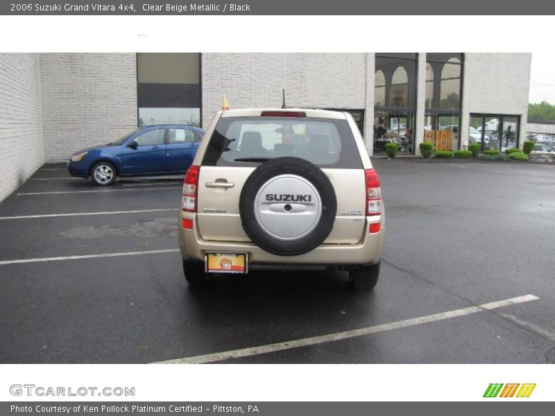 Clear Beige Metallic / Black 2006 Suzuki Grand Vitara 4x4