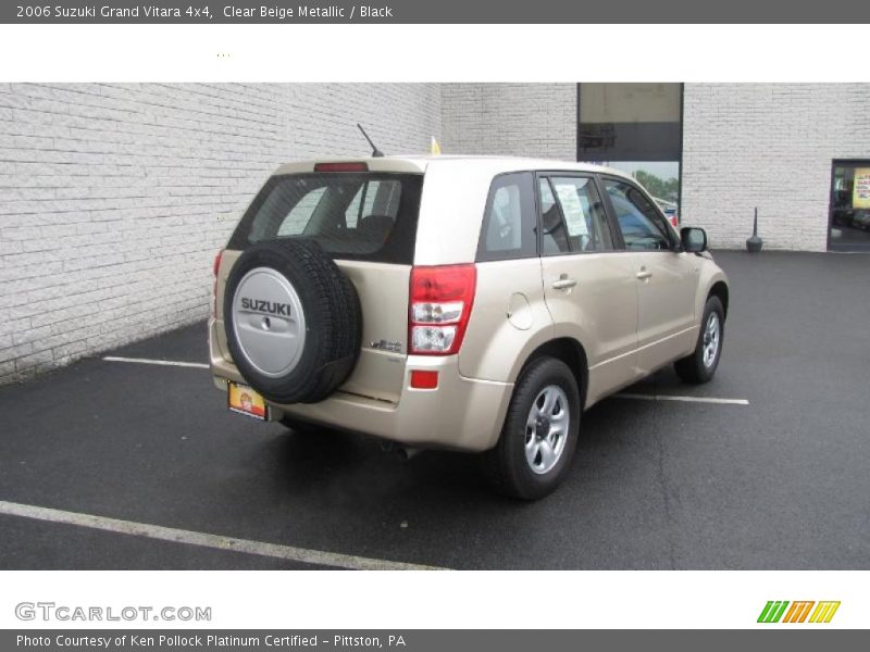 Clear Beige Metallic / Black 2006 Suzuki Grand Vitara 4x4