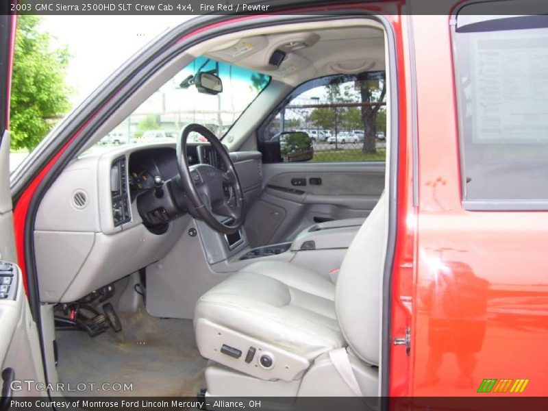 Fire Red / Pewter 2003 GMC Sierra 2500HD SLT Crew Cab 4x4