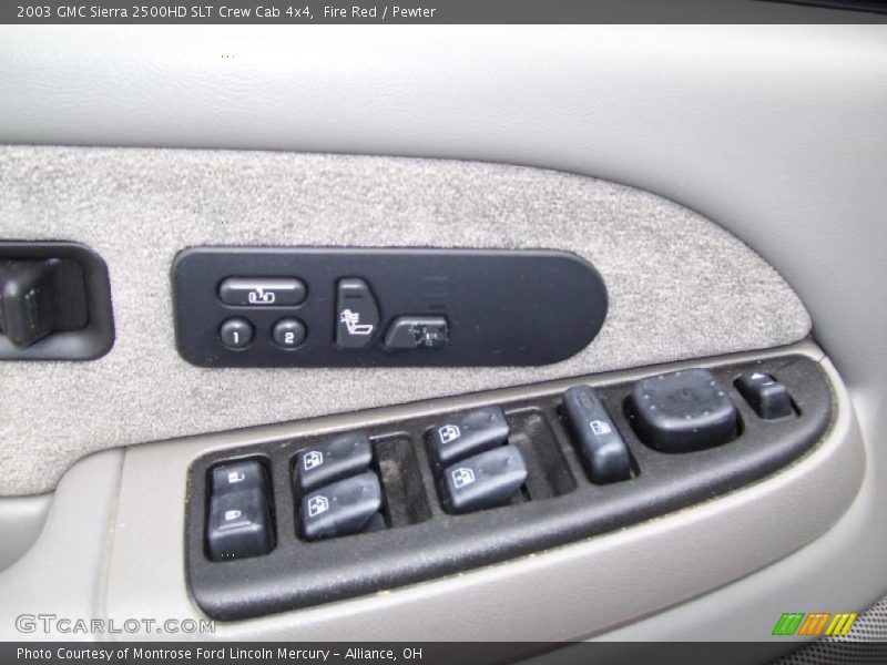 Fire Red / Pewter 2003 GMC Sierra 2500HD SLT Crew Cab 4x4