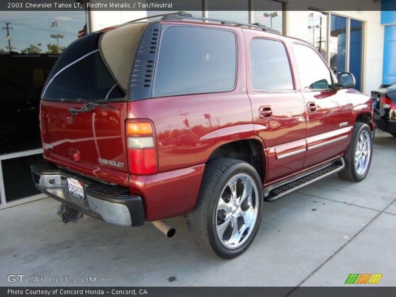 Redfire Metallic / Tan/Neutral 2003 Chevrolet Tahoe LT