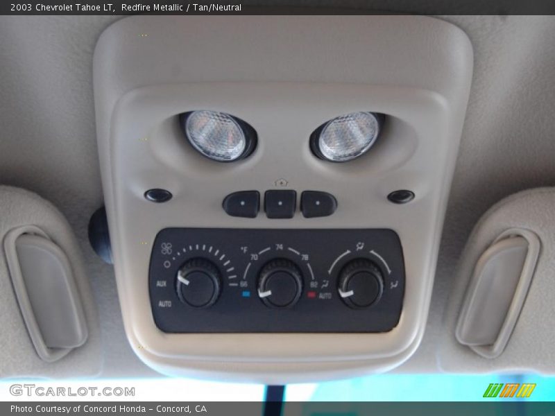 Redfire Metallic / Tan/Neutral 2003 Chevrolet Tahoe LT