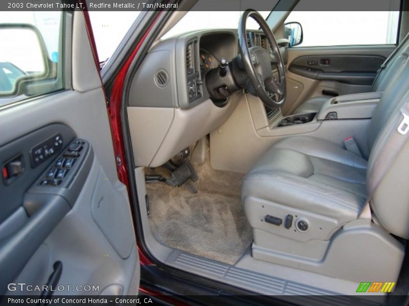 Redfire Metallic / Tan/Neutral 2003 Chevrolet Tahoe LT