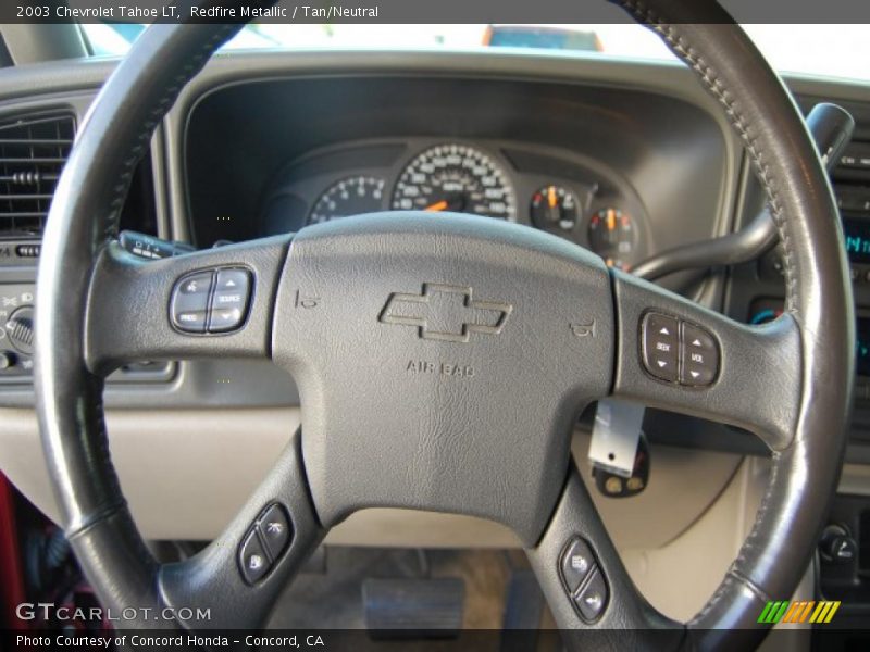 Redfire Metallic / Tan/Neutral 2003 Chevrolet Tahoe LT