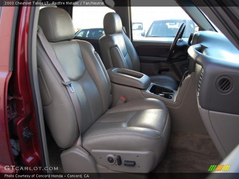 Redfire Metallic / Tan/Neutral 2003 Chevrolet Tahoe LT