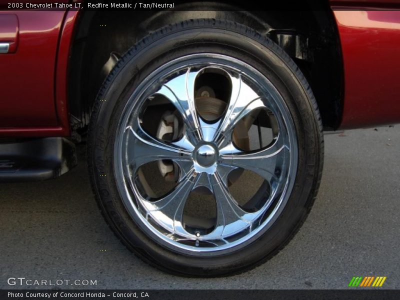 Redfire Metallic / Tan/Neutral 2003 Chevrolet Tahoe LT