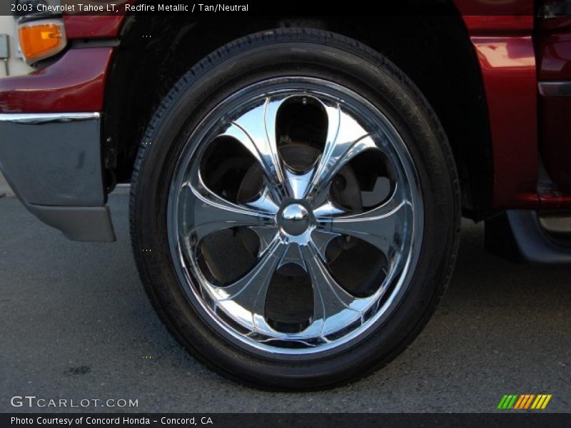 Redfire Metallic / Tan/Neutral 2003 Chevrolet Tahoe LT