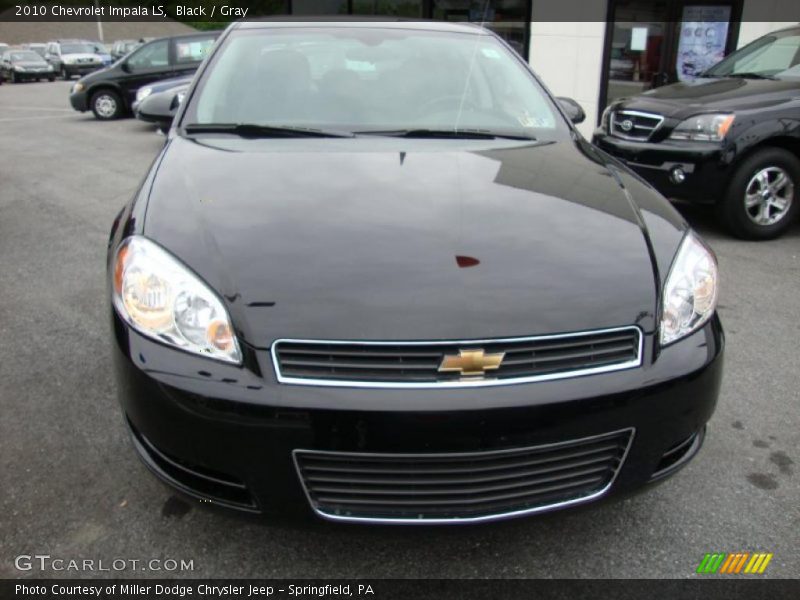 Black / Gray 2010 Chevrolet Impala LS
