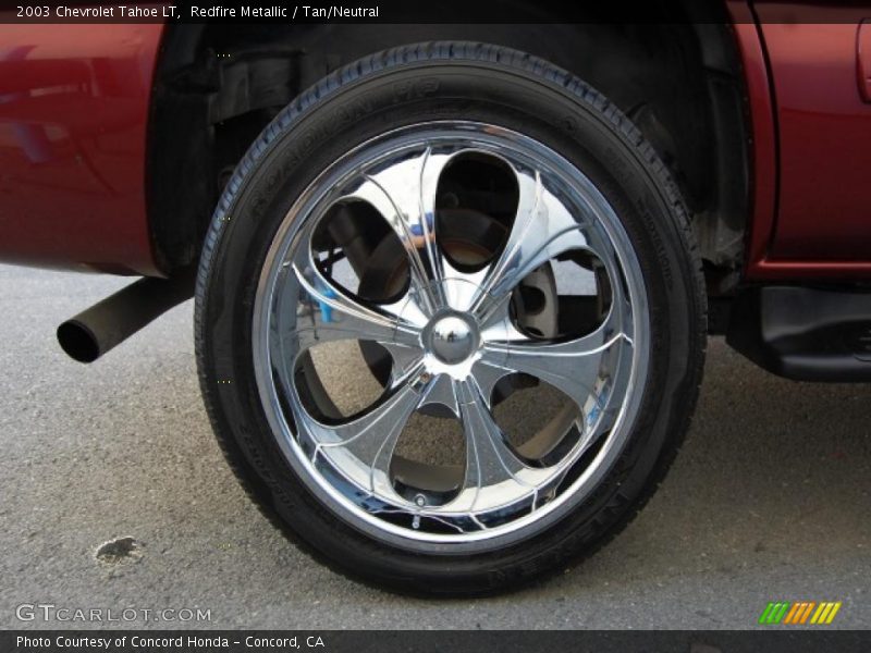 Redfire Metallic / Tan/Neutral 2003 Chevrolet Tahoe LT