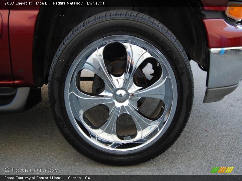 Redfire Metallic / Tan/Neutral 2003 Chevrolet Tahoe LT