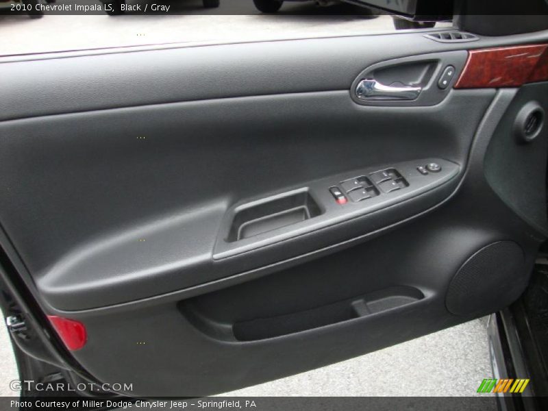 Black / Gray 2010 Chevrolet Impala LS