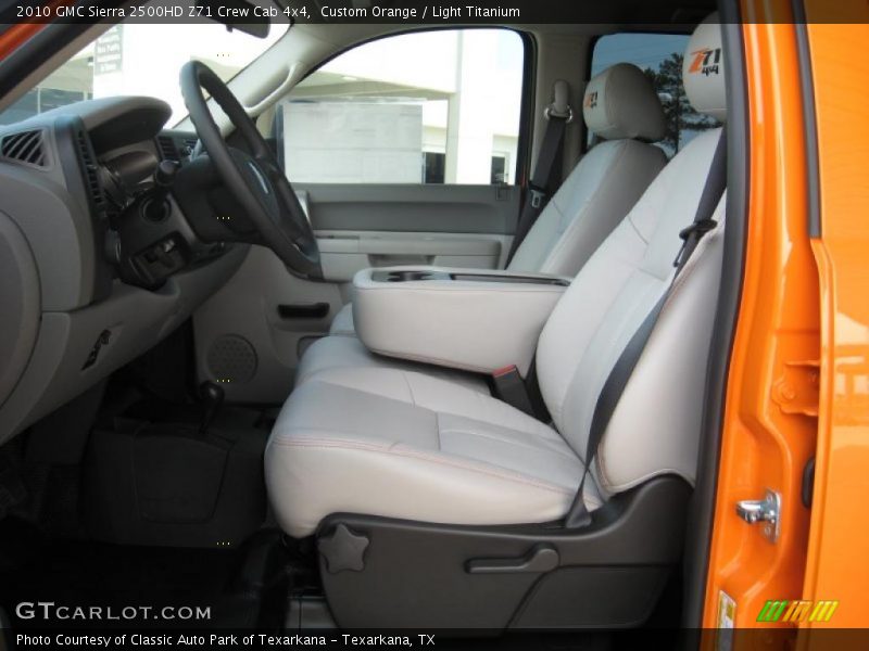 Custom Orange / Light Titanium 2010 GMC Sierra 2500HD Z71 Crew Cab 4x4