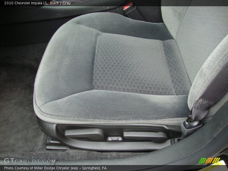 Black / Gray 2010 Chevrolet Impala LS