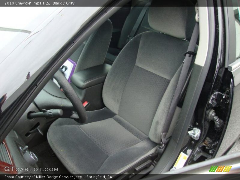 Black / Gray 2010 Chevrolet Impala LS