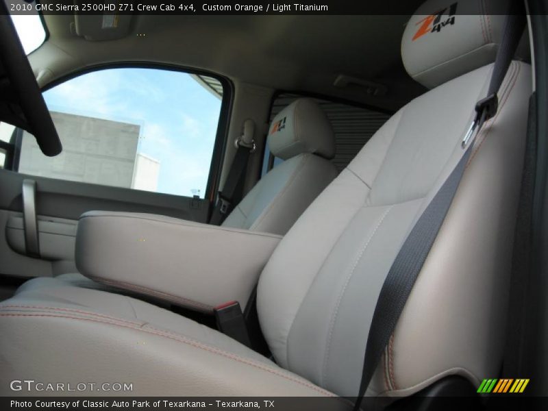 Custom Orange / Light Titanium 2010 GMC Sierra 2500HD Z71 Crew Cab 4x4