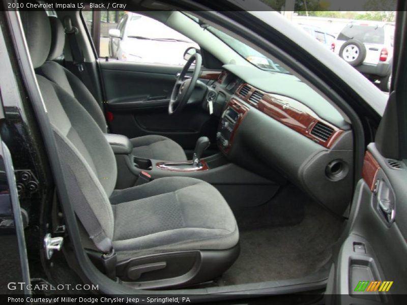 Black / Gray 2010 Chevrolet Impala LS