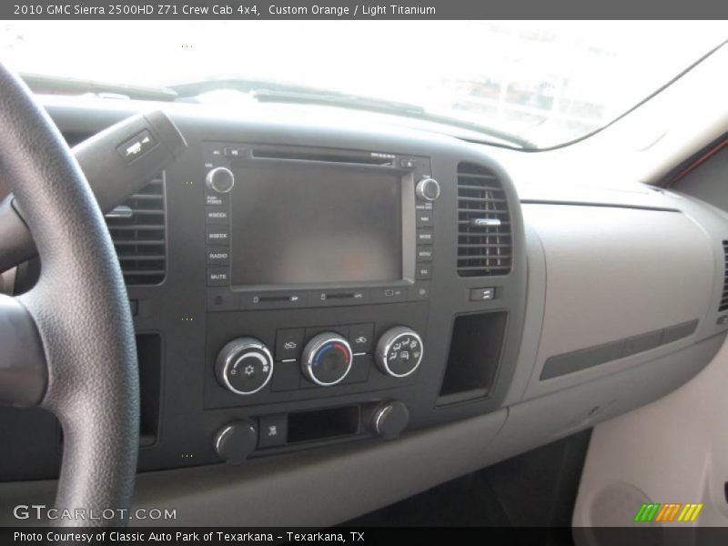 Custom Orange / Light Titanium 2010 GMC Sierra 2500HD Z71 Crew Cab 4x4